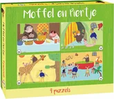 Puzzel Moffel en Piertje 4 in 1