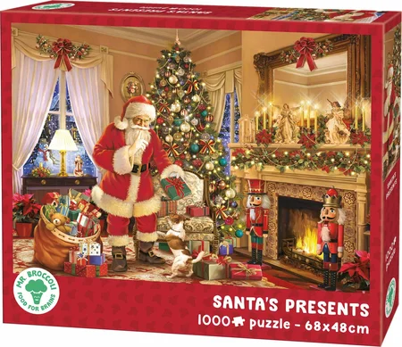 Mr. Broccoli Puzzel Santa's Presents 1000 Stukjes
