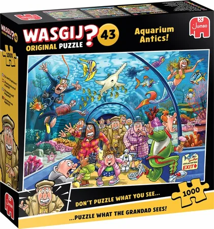 Wasgij Original 43 - Aquarium Capriolen! - 1000 stukjes puzzel