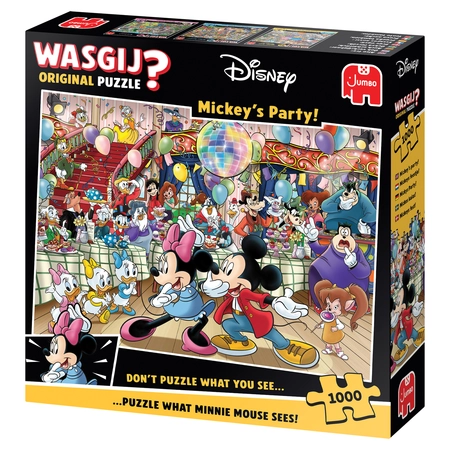 Puzzel Wasgij Disney Mickey's Party! - afbeelding 4