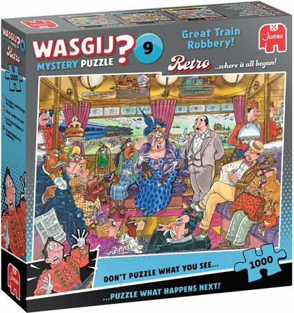 Wasgij Mystery 9 - De Grote Treinroof! - 1000 stukjes puzzel