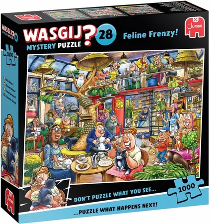 Wasgij Mystery 28 - Kat-en-Muisspel! - 1000 Stukjes puzzel