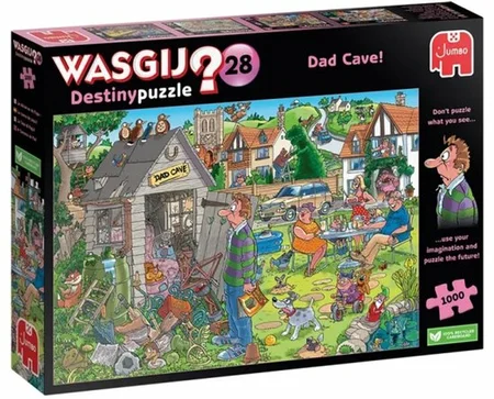 Wasgij Destiny 28 - De Mancave Van Pa! - 1000 stukjes puzzel