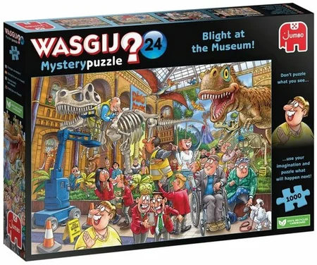 Wasgij Mystery 24 - Paniek in het museum! - 1000 stukjes puzzel