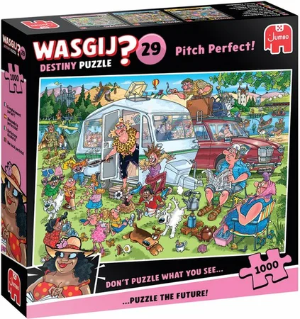Wasgij Destiny 29 - Op de camping! - Pitch Perfect! - 1000 stukjes puzzel