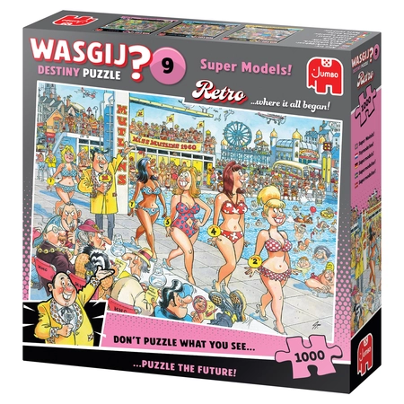 PUZZEL WASGIJ TOPMODEL 1000 01.25 - afbeelding 1