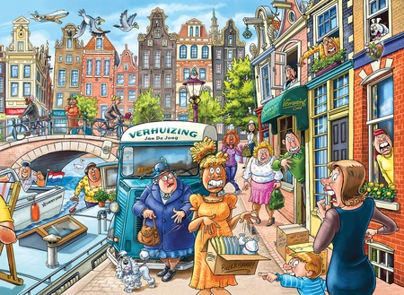 PUZZEL WASGIJ VERHUISD 1000 09.24 - afbeelding 2