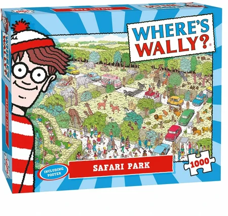 Puzzel Where's Wally Safari Park 1000 stukjes