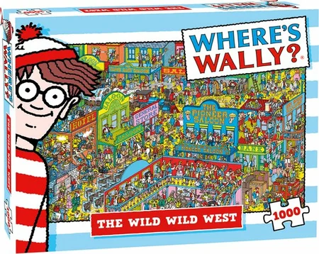 Puzzel Where's Wally Wild West 1000 stukjes