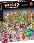 Wasgij Kerstmis Adventskalender Rendier-ravage! 24 puzzels met 54 stukjes - afbeelding 1