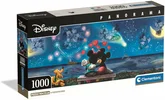 Clementoni - Panorama Mickey & Minnie Puzzel - 1000 Stukjes