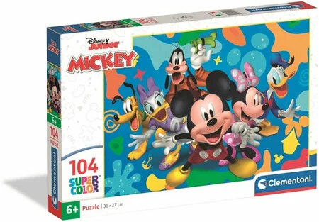 Clementoni - Disney Mickey en Vrienden Puzzel - 104 Stukjes