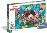 Clementoni - Disney Mickey en Vrienden Puzzel - 104 Stukjes