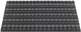 Hamat schoonloopmat Quadro Scrape Grafiet 50x80cm