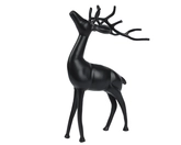 Rendier alu l30.5b19h47cm zwart