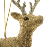 Rendier plastic l4.5b10h12.5cm goud a2 - afbeelding 2