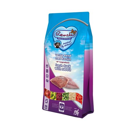 Renske droog hond adult verse eend&konijn 2kg