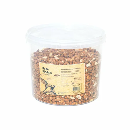 Rode pinda's emmer 5L/2,5kg