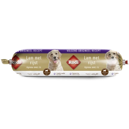 Rodi worst lam&rijst 400gr