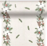 Paper + Design 3-in-1 tafelaankleding Robin Forest beige 40 x 480 cm