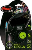 Flexi rollijn black design cord s blauw 5 meter