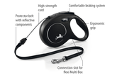 ROLLIJN CLASSIC CORD M ZWART 8 METER - afbeelding 3