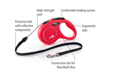 ROLLIJN CLASSIC CORD S ROOD 5 METER - afbeelding 2