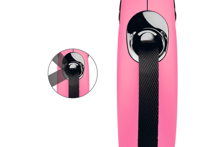Flexi rollijn classic tape S roze 5mtr 1st - afbeelding 3