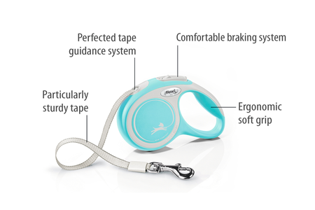 ROLLIJN NEW COMFORT TAPE XS L.BLAUW 3MTR - afbeelding 3