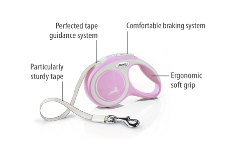 ROLLIJN NEW COMFORT TAPE XS ROSE 3 MTR - afbeelding 2