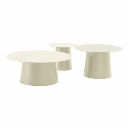 Ronda bijzettafel D 70 x H 42 cm zand - afbeelding 2