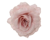 Roos polyester d12h7cm poederroze