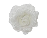 Roos polyester d12h7cm wit