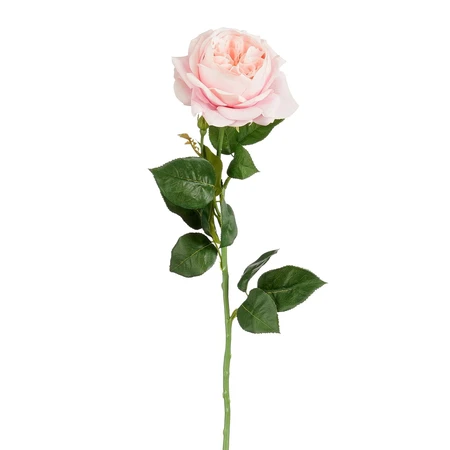Roos roze Real Touch - l68cm
