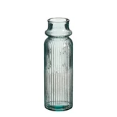 Rosa vaas recycled glas - h45xd15cm
