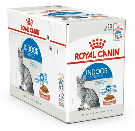 ROYAL CANIN® Indoor Sterilised in Gravy 12x85g
