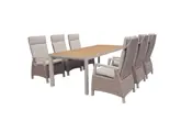 Royal Seasons Athene dining set voor 6 personen 