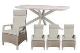 Royal seasons® Athene/Jura dining set voor 4 personen