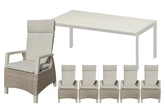Royal seasons® Athene/Noordwijk dining set voor 6 personen - afbeelding 1