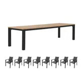 Royal Seasons Atlanta dining set voor 8 personen