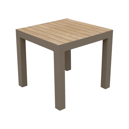 Royal Seasons® Bahia bijzettafel 50 x 50 x 46 cm espresso