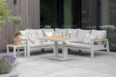 Royal Seasons® Bahia tafel in hoogte verstelbare 140 x 85 x 49/72 cm zand - afbeelding 5