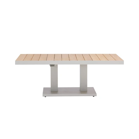Royal Seasons® Bahia tafel in hoogte verstelbare 140 x 85 x 49/72 cm zand - afbeelding 3