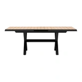 Royal Seasons® Bahia tafel uitschuifbaar 163/203 x 93 cm zwart - afbeelding 3