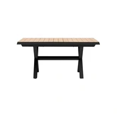 Royal Seasons® Bahia tafel uitschuifbaar 163/203 x 93 cm zwart - afbeelding 4