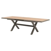 Royal Seasons® Bahia tafel uitschuifbaar 204/264 x 100 cm espresso