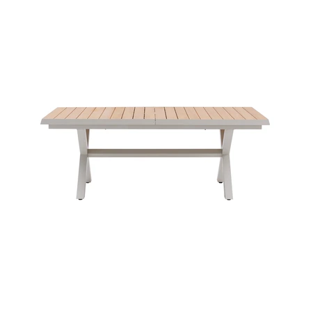 Royal Seasons® Bahia tafel uitschuifbaar 204/264 x 100 cm zand - afbeelding 4