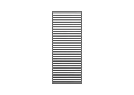 Royal Seasons® Bergamo zijpaneel lamellen B 94,5 x H 238 cm antraciet