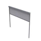 Royal Seasons® Bergamo zonwerende zijwand 3m antraciet - afbeelding 1