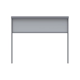 Royal Seasons® Bergamo zonwerende zijwand 3m antraciet - afbeelding 2